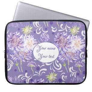 meadow flowers laptop sleeve