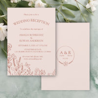 Meadow Flowers Misty Rose Wedding Reception