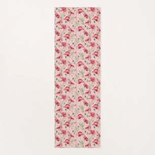 Meadow flowers prints country house bath towel set yoga mat