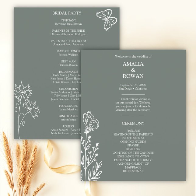 Meadow Flowers Sirocco  Wedding Budget Program (Creator Uploaded)
