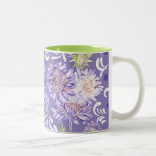 meadow flowers Two-Tone coffee mug