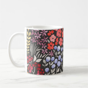 Meadow Flowers: Watercolor Floral Seamless Coffee Mug