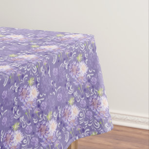 meadow flowers watercolor Pattern Tablecloth