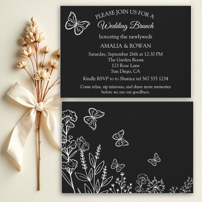 Meadow Flowers Wedding Brunch Invitation (Creator Uploaded)