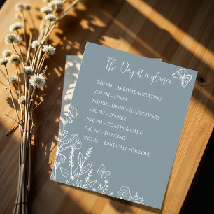 Meadow Flowers Wedding timeline