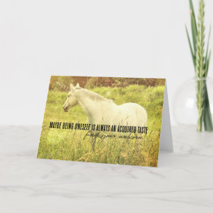 MEADOW GRAY Greeting Card