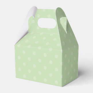 Meadow Green Polka-Dot Favour Box