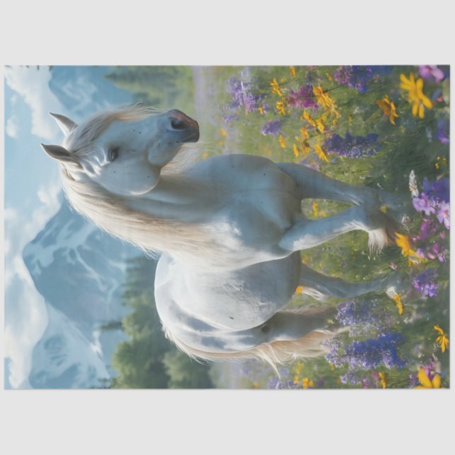 Meadow Horse Tissue Paper (Front)