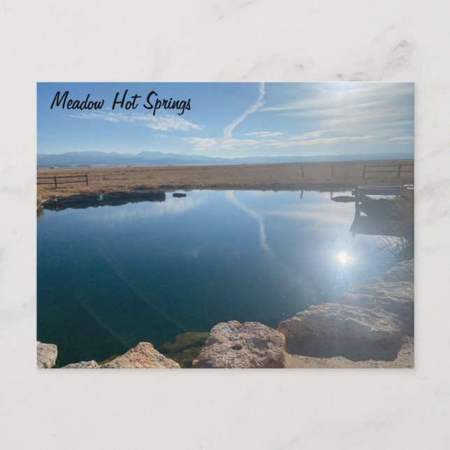 Meadow Hot Springs Postcard (Front)