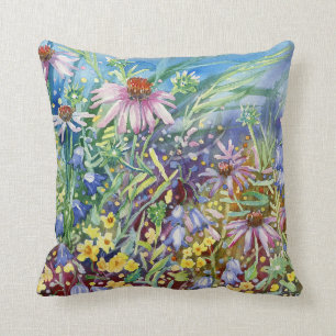 "Meadow II" Throw Pillow