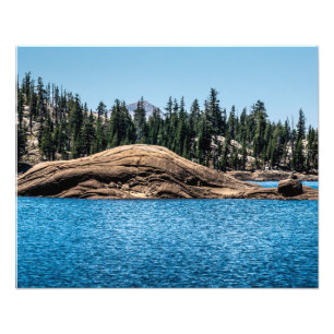 Meadow Lake Rock Island Photo Print