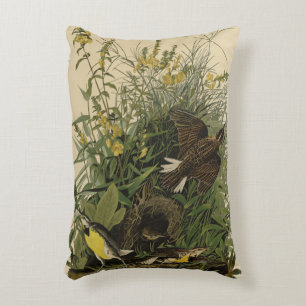 Meadow Lark from Audubon's Birds of America Decorative Cushion