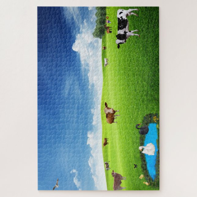 Meadow Life Jigsaw Puzzle (Vertical)