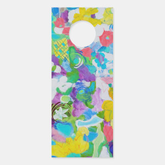 Meadow Melody by Lydia's Art-Sangria Door Hanger