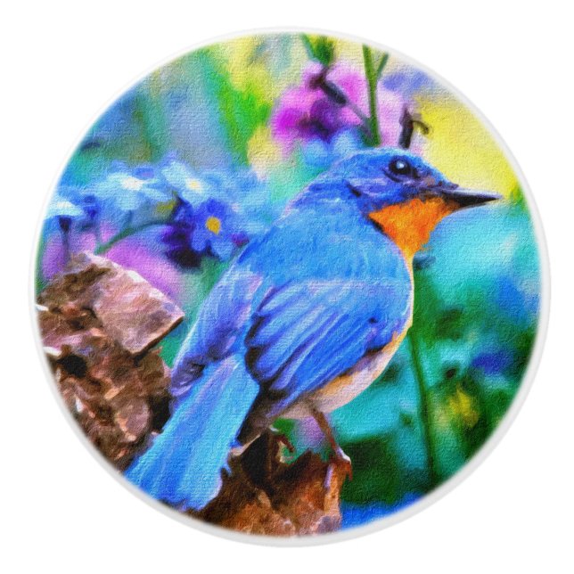 Meadow Melody Ceramic Knob (Front)