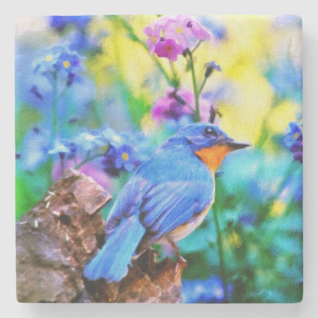 Meadow Melody Stone Coaster (Front)