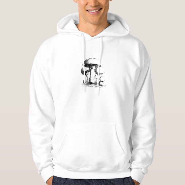 Meadow Mushrooms Mens Hoodie (Front)