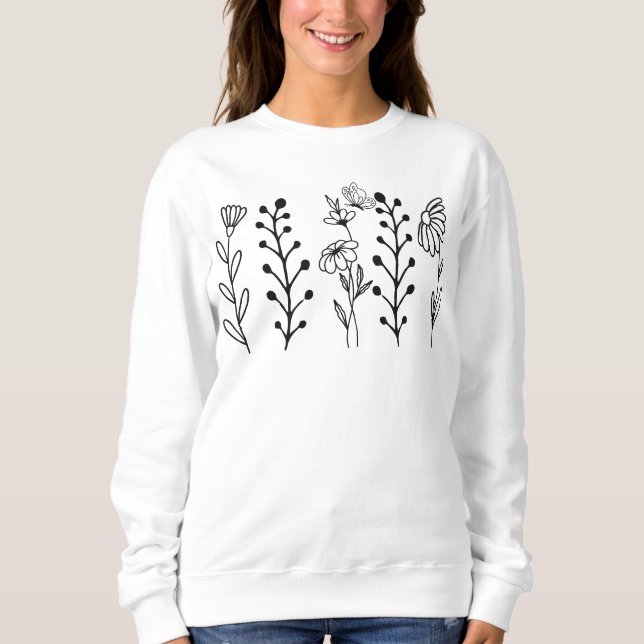 Meadow of Daisies Sweatshirt (Front)