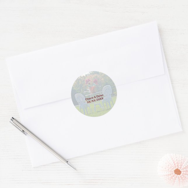 Meadow of Love Autumn Wedding Stickers (Envelope)