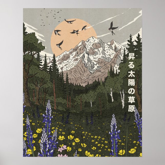 Meadow Of the Rising Sun Poster (Front)
