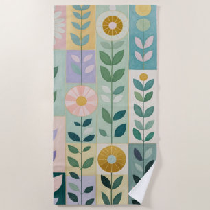 Meadow Patchwork Beach Towel