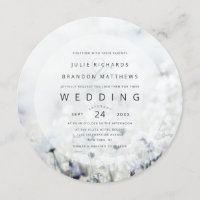 Meadow Song fading Wildflowers Circle Wedding