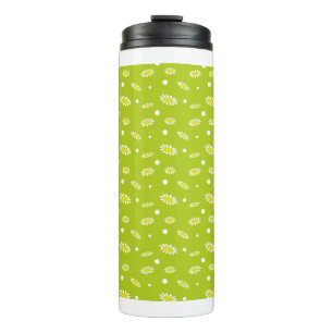 Meadow Stars Daisy Flowers Thermal Tumbler