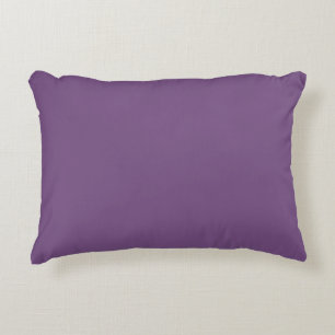 Meadow Violet Solid Colour Print, Purple Decorative Cushion