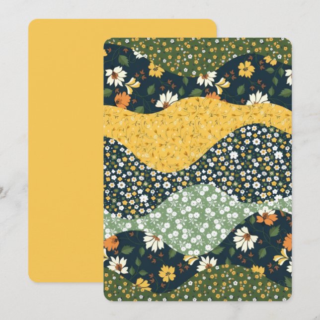 Meadow Waves Invitation (Front/Back)