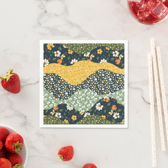 Meadow Waves Napkin (Insitu)