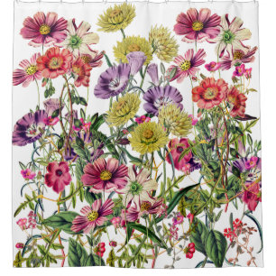 Meadow Wildflowers Shower Curtain