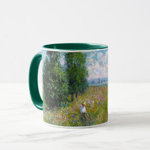Meadow with Poplars by Claude Monet Mug