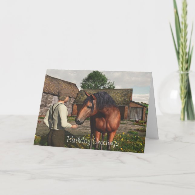 Meadowbrook Farm Birthday Card (Front)