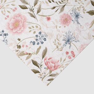 Meadowcore Cottagecore Wildflower Gift Tissue Paper