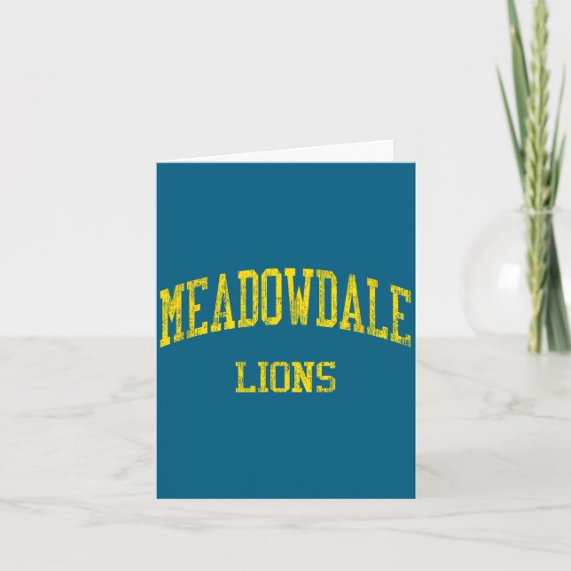 Meadowdale High School Hs Dayton Design Card (Front)