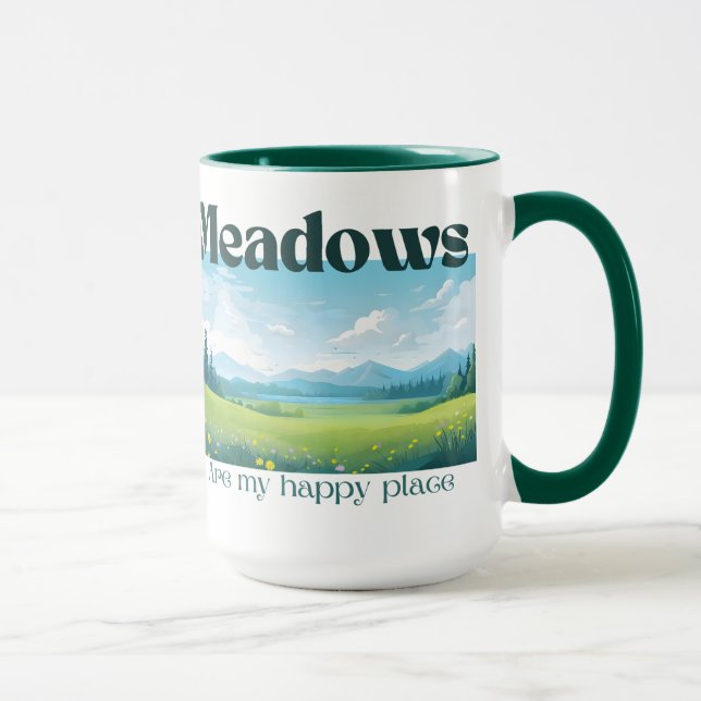 Meadows Are My Happy Place Mug (Right)