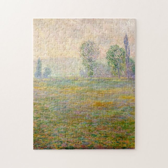 Meadows at Giverny Monet Fine Art Jigsaw Puzzle (Vertical)