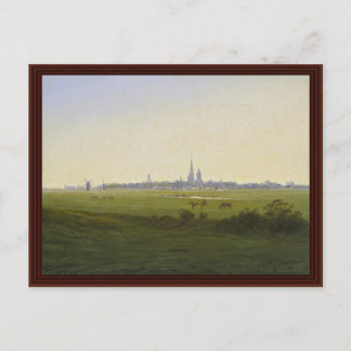 Meadows Near Greifswald By Friedrich Caspar David Postcard