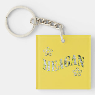 Meagan, Ladies Name Logo, Key Ring