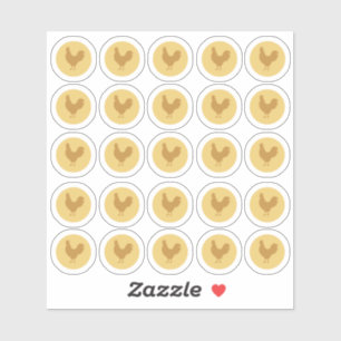 Meal Choice 2-Colour Chicken Sticker