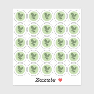 Meal Choice 2-Colour Vegetarian Sticker