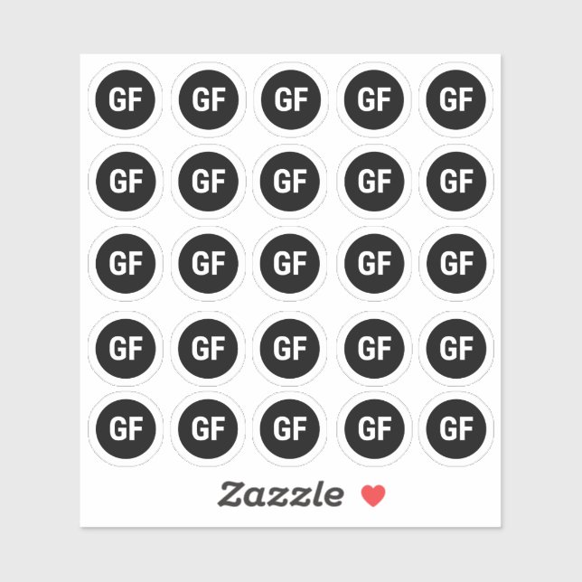 Meal Choice Gluten Free Sticker (Sheet)