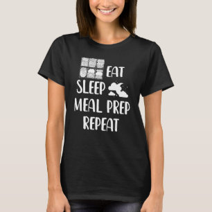 Meal Prep Ideas Weight Loss Fitness Container Reci T-Shirt