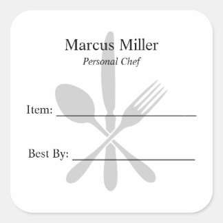 Meal Prep Personal Chef Write On Food Label