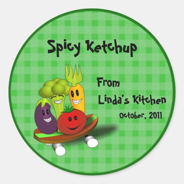 Meals On Wheels Canning Sticker (Front)