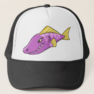 Mean Angry Fish Hat