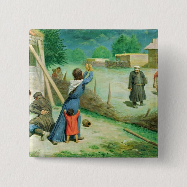 Mean Collection, 1891 15 Cm Square Badge (Front)