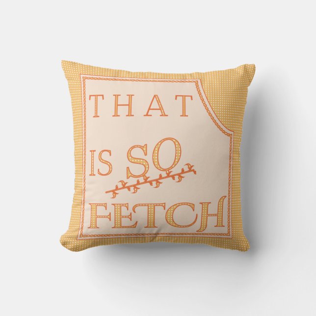 Mean Girls Movie Quotes Pillow (Front)