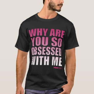 Mean Girls Obsessed With Me Pink Gradient Graphic  T-Shirt