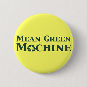 Mean Green Machine Gifts 6 Cm Round Badge